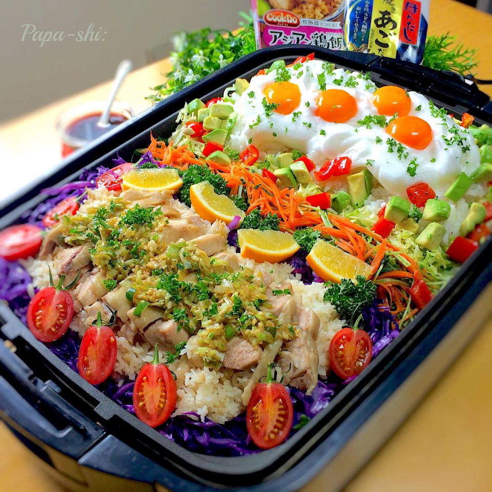 CookDoアジアン鶏飯 vs. ほんだし あごだしバター醤油TKG 〜栄養満点💯だよ💪